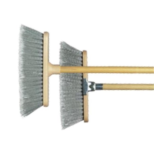 Gordon Brush Milwaukee Dustless Brush 403160 9 In. Flagged Tip Fiber; Plastic Back; Acme Thread; Broom; Case Of 24 403160